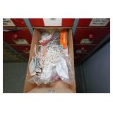 Drawered Organizer with Contents and Shelves - Fittings, Electrical