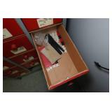 Drawered Organizer with Contents and Shelves - Fittings, Electrical