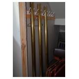 Contents of Crawlspace - Banquet Table, TV Trays, Folding Chair