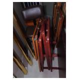 Contents of Crawlspace - Banquet Table, TV Trays, Folding Chair