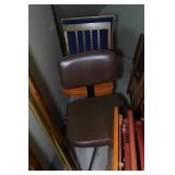 Contents of Crawlspace - Banquet Table, TV Trays, Folding Chair