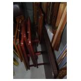 Contents of Crawlspace - Banquet Table, TV Trays, Folding Chair