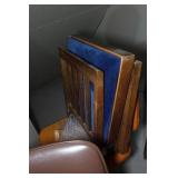 Contents of Crawlspace - Banquet Table, TV Trays, Folding Chair