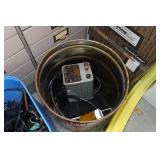 Drawered Cabinet and Contents - Fishing Rod, Tools, Fasteners