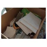 Drawered Cabinet and Contents - Fishing Rod, Tools, Fasteners