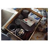 Drawered Cabinet and Contents - Fishing Rod, Tools, Fasteners