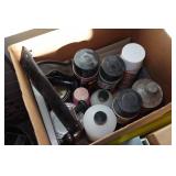 Drawered Cabinet and Contents - Fishing Rod, Tools, Fasteners