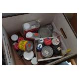 Drawered Cabinet and Contents - Fishing Rod, Tools, Fasteners