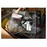 Drawered Cabinet and Contents - Fishing Rod, Tools, Fasteners