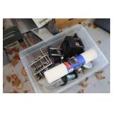 Drawered Cabinet and Contents - Fishing Rod, Tools, Fasteners