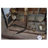 Oxy-Acetylene Cart with Hoses and Regulators
