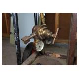 Oxy-Acetylene Cart with Hoses and Regulators