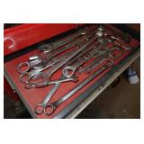 Tool Box with Tools - Craftsman 3/4" Ratchet, Wrenches, Sockets