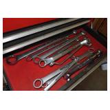 Tool Box with Tools - Craftsman 3/4" Ratchet, Wrenches, Sockets