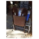 Lounger Chair, Cooler, Outdoor Table