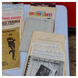 Variety of Vintage Sheet Music