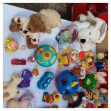 Assorted Toys and Plush Items