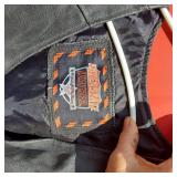 Leather Motorcycle Apparel including Interstate Leather Vest Size L and Interstate Leather Chaps Size Small. And Milwaukee Vest Liner SizeL