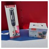 Brookstone Immersion Blender & Ramekins Set