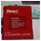 Parini Cookware 3 Cup Flatware Caddy, Ramekin Set, Rechargeable Water Dispenser