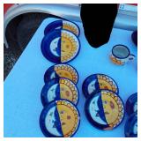 Sun and Moon Plates & Coffee Cups
