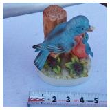 PartyLite Birdhouse and Gorham Musical Bluebird and Small Bird