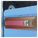 Home Interiors Mirror Sconce and Two Ram Head Wall Decor