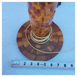 Decorative Wooden Lamp, Decorative Vase, Carved Lion