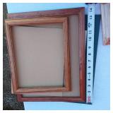 Picture Frames Including Solid Wood Frame, Wall Collage Frame and Two Floral Prints, Praying Hands