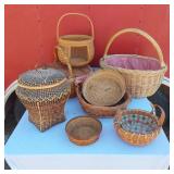 Various Woven Baskets