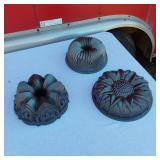 Nordic Ware Sunflower Pan Baking Mold and 2 Other Nordic Ware Baking Mold Pans