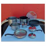 Variety of Stainless, Aluminum and Other Cookware