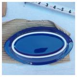 Rarebit Cobalt Blue Glaze Plates Item # RL40-012, Box of 3 Dozen Plates - Uncounted