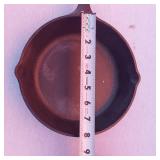 Lodge 5SK Cast Iron Skillet, Unmarked Skillet and Frying Accessory