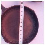 Lodge 5SK Cast Iron Skillet, Unmarked Skillet and Frying Accessory