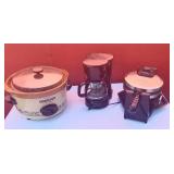 Rival Crock-Pot Slow Cooker, Bella Belgian Waffle Maker, Coffee Maker