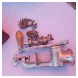 Vintage Meat Grinders and Rival Food Slicer