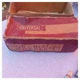 Vintage Meat Grinders and Rival Food Slicer