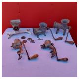 Variety of Vintage Meet Grinders