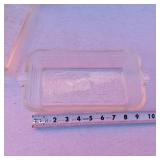 Glass Bakeware Loaf Pans, Measuring 8.5" x 4.5" each