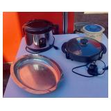 Rival Crock-Pot, Bistro Rice Perfect Deluxe 7-Cup Rice Cooker, Electric Skillet and Stainless Steel Serving Platter