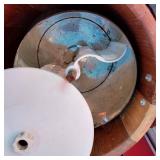 Vintage Dixie Belle 5 Quart Ice Cream Freezer with RCW Motor, Mixing Bowl, Cake pan