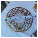 Miniature Brass Swans, Brass Colored Desk Lamp, Other Brass Birds and More