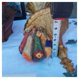 Large Lot of Various Home Decor Pieces Incl. Garden Flag, Wall Sconces and More