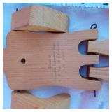 Folk Art Dancing Men - Cowboy Made in Columbia Carpenter Shop