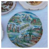 Variety of Collectible and Souvenir Plates Including Las Vegas, Montana, Arizona and More