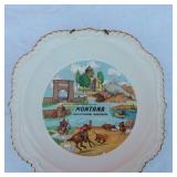 Variety of Collectible and Souvenir Plates Including Las Vegas, Montana, Arizona and More
