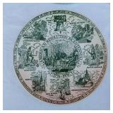 Variety of Collectible and Souvenir Plates Including Las Vegas, Montana, Arizona and More