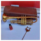 Grand Rapids by York Trumpet with Case and Sheet Music