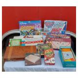 Board Games and Puzzles Clue, Monopoly, Disney Scene It, Scrabble